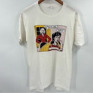 Vtg 1984 Pop Art Comic Graphic T-shirt Healthknit Large Yours Truly
